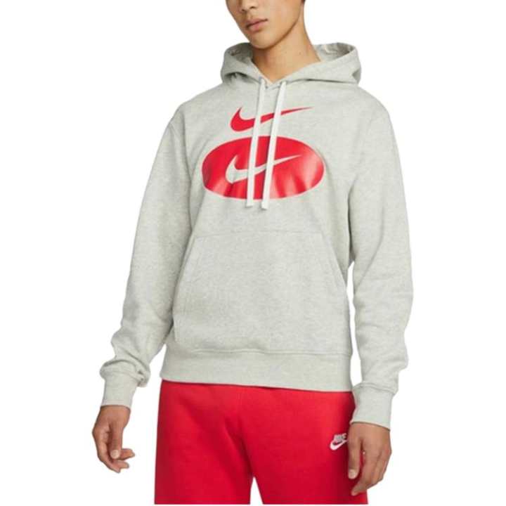 Nike Nike Clothing Sweatshirts Men's Gray Hooded Moderate