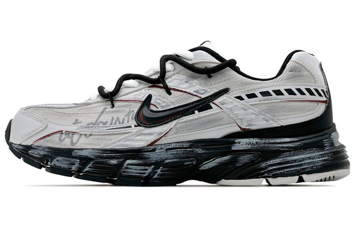 Nike Nike Initiator Low top Casual City Commuting Running Shoes Men's Black Gray Red