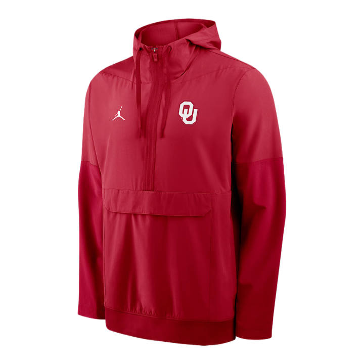 Jordan Jordan Oklahoma Anorak Men's Jordan Brand College 1/2-Zip Hooded Jacket