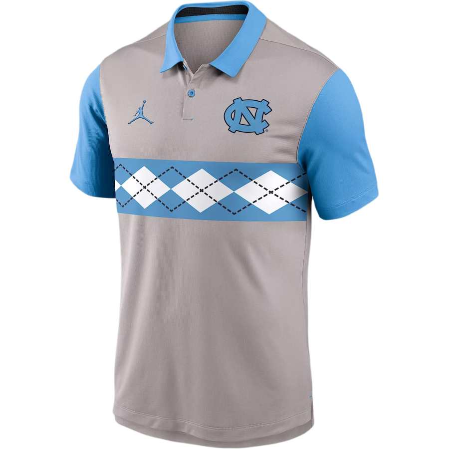 Jordan Jordan North Carolina Vapor Men's Jordan Brand Dri-FIT College Polo