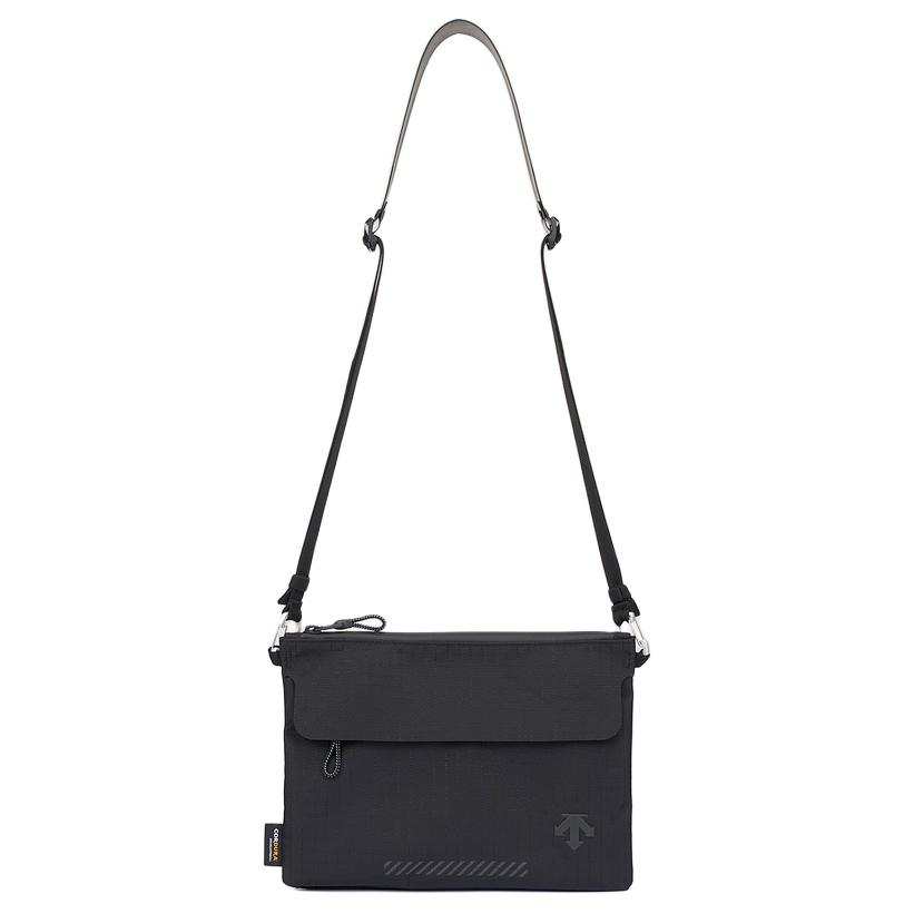 DESCENTE DESCENTE BLEU CORDUROY Shoulder Bag Regular Unisex Black