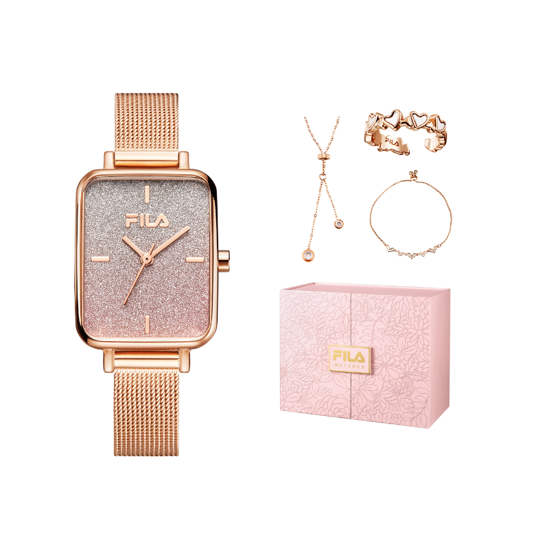FILA Elegant Collection Western Trendy Brand Baby's Breath Women's Watch Wrist Watches Quartz Movement