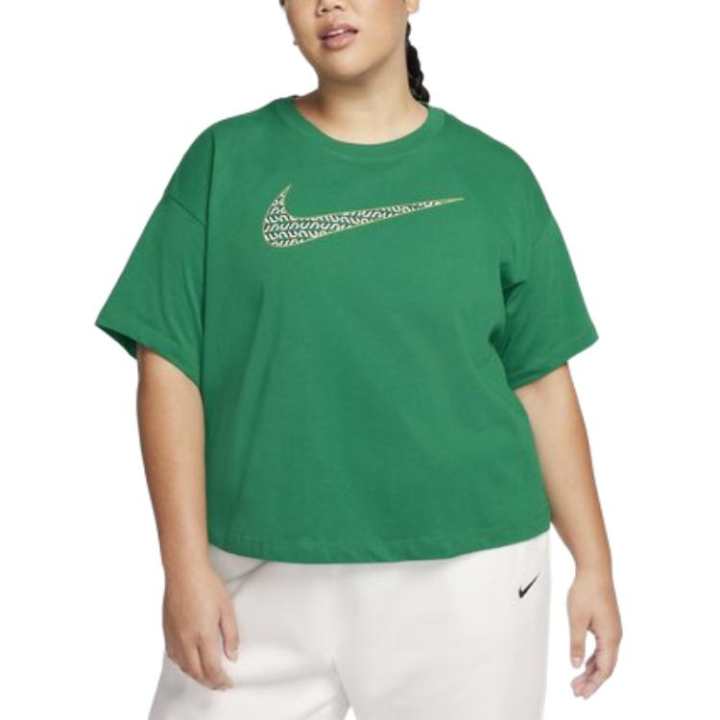 Nike Nike T Shirts Women's Green Crew Neck