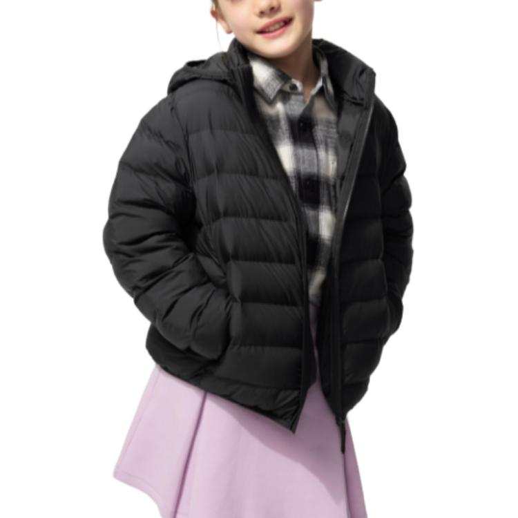 UNIQLO Kids Padded Jackets Detachable Hood Thickened