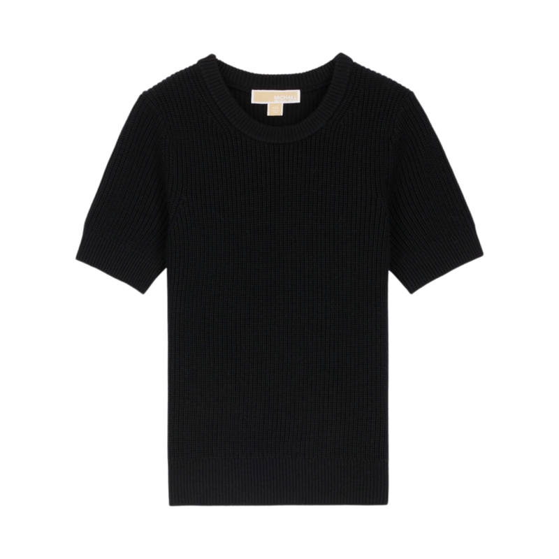 MICHAEL KORS Wool Short Sleeve Sweater