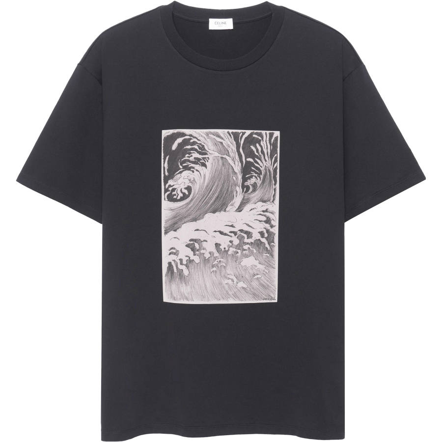 CELINE CELINE SS23 T Shirt Men's Black