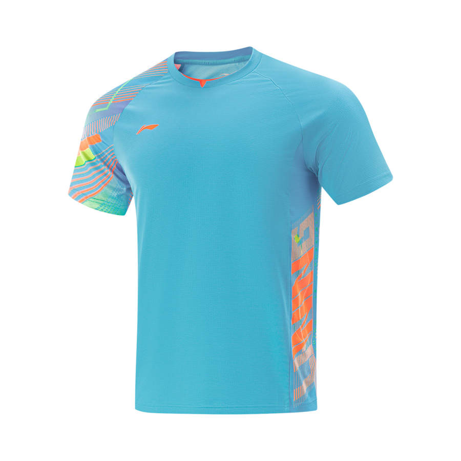 Li-Ning Li Ning T Shirt Unisex Dolphin Blue