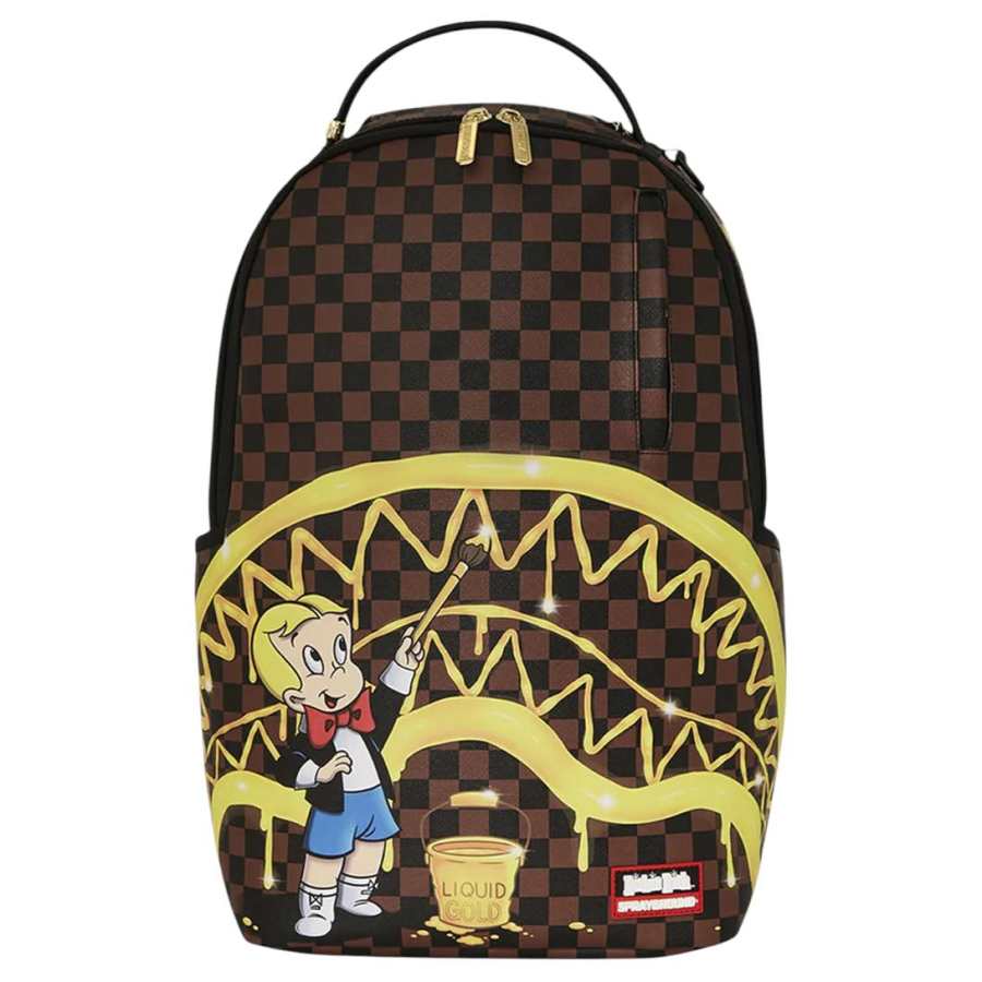 SPRAYGROUND SPRAYGROUND Artificial Leather Backpack Regular Unisex Brown