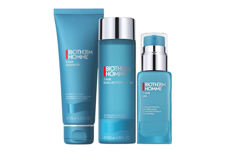 BIOTHERM Purifying Oil Control Refreshing Men's Skincare Sets Deep Cleaning Hydrating Moisturizing Cleaning