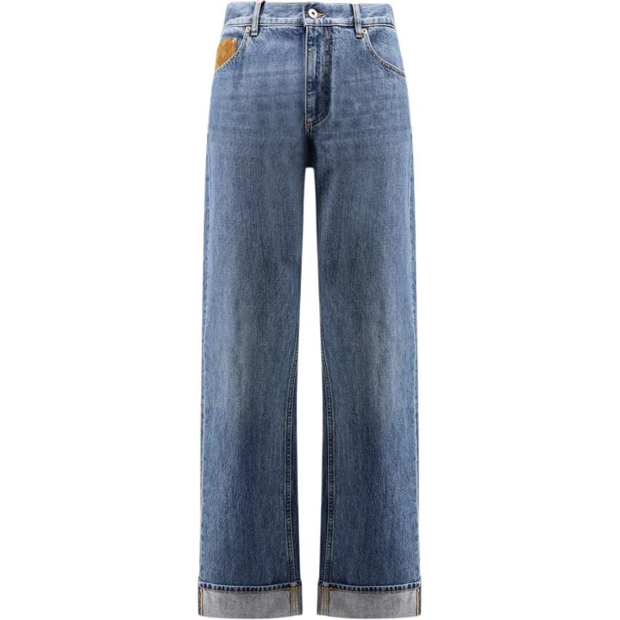 Bottega Veneta Turn Up Hem Denim Trousers