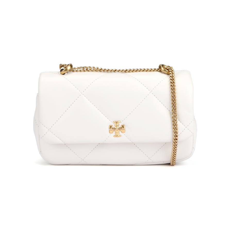 TORY BURCH Kira Cow Leather Shoulder Bag Mini Women's Warm White