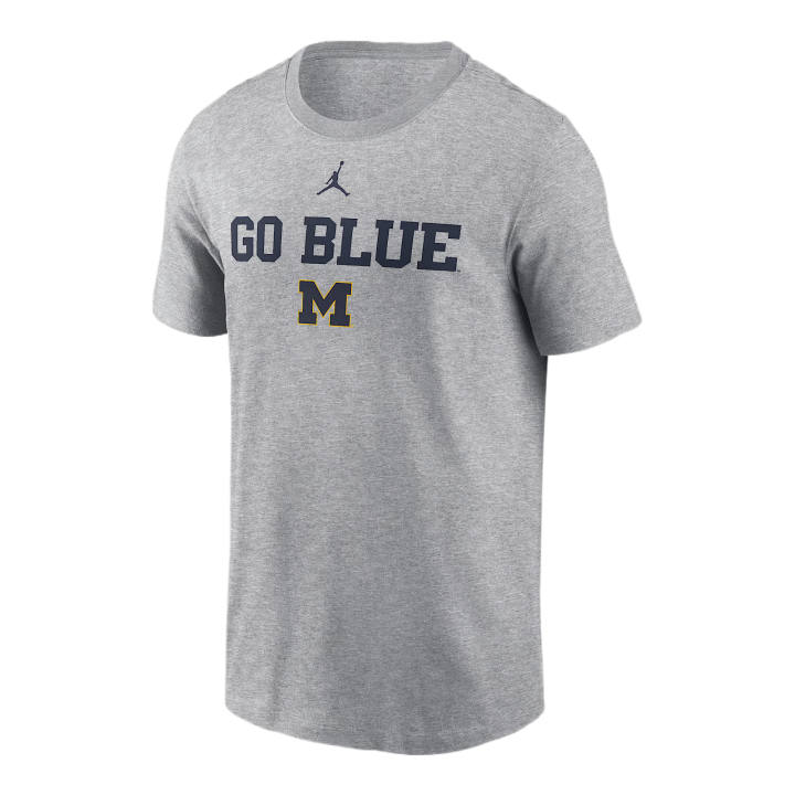 Jordan Jordan Michigan Sideline Mantra Men's Jordan Brand Dri FIT College T Shirt
