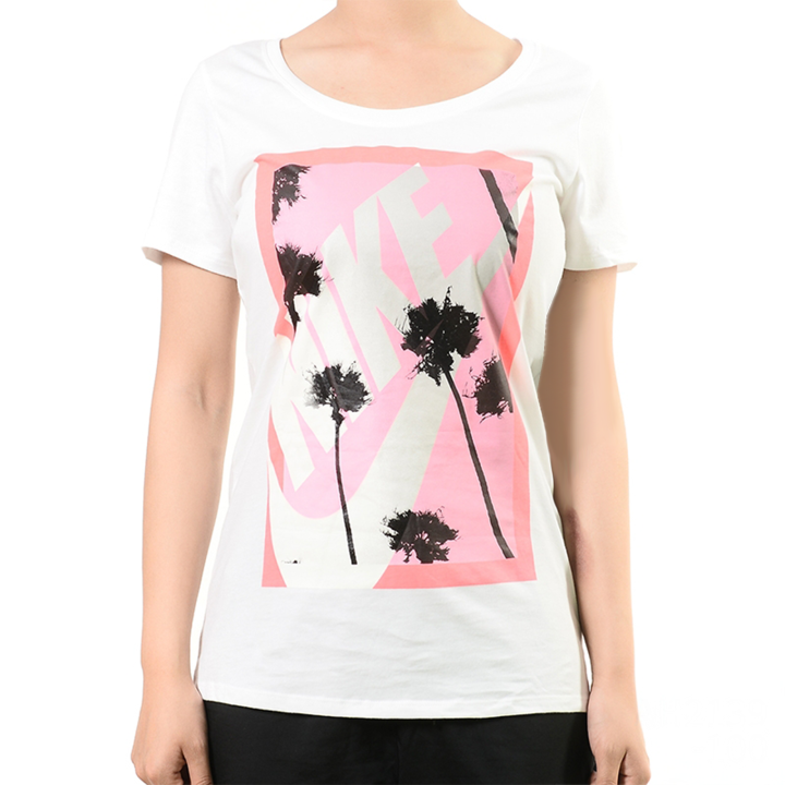 Nike Nike T Shirts Women's White Crew Neck Moderate