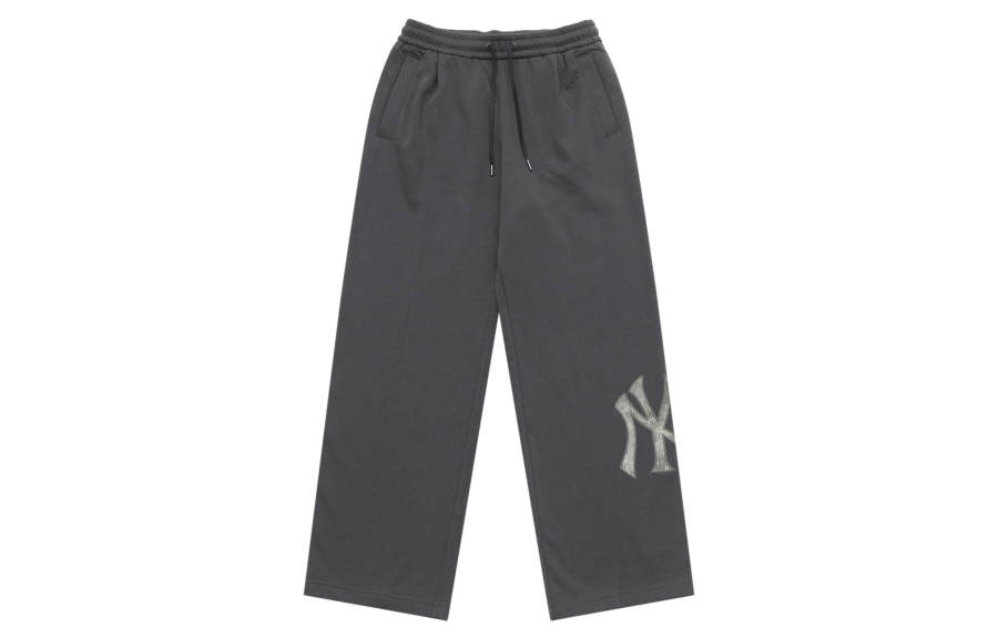 MLB MLB MONOGRAM 25FW Casual Pants Unisex Standard Charcoal Gray