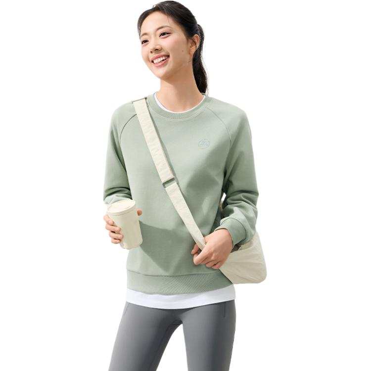361° Sweatshirts Women's Horizon Green Crew Neck Moderate Regular