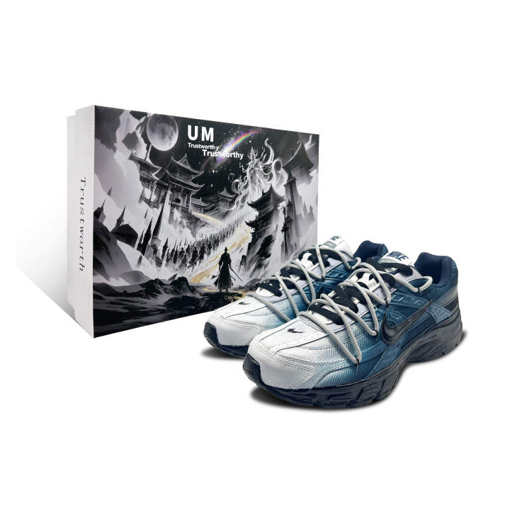 Nike Nike Initiator Cushioning Low top Casual Running Shoes Unisex Navy Blue