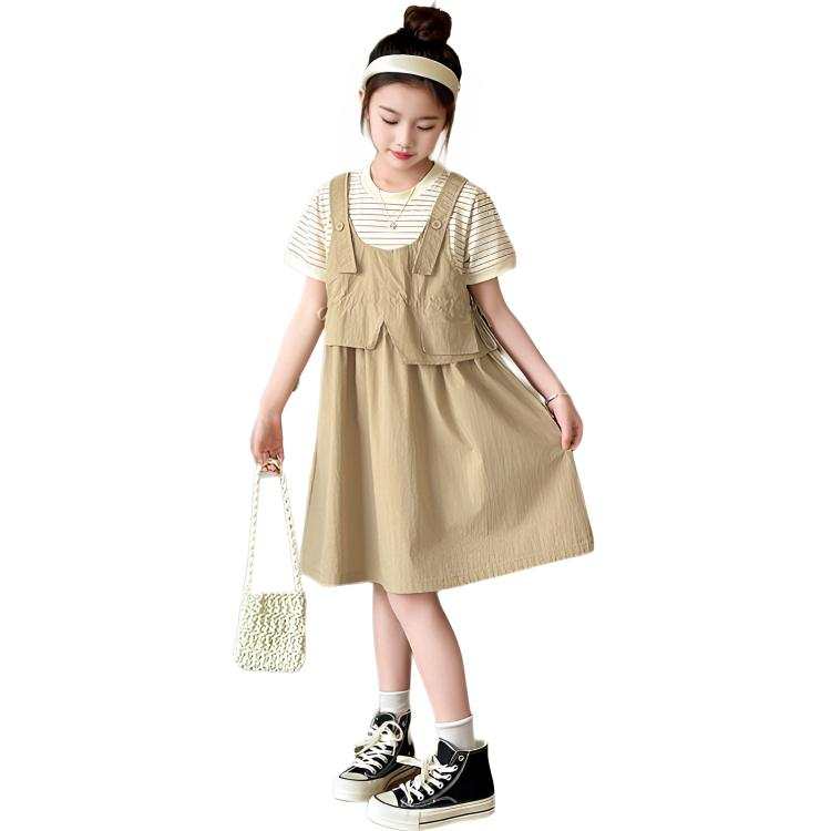 PROTECTCAMEL PROTECTCAMEL Pre School Dresses Crew Neck Moderate Mid Length