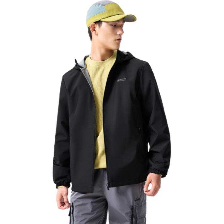 361° Jackets Men's Super Black Hooded Moderate Other