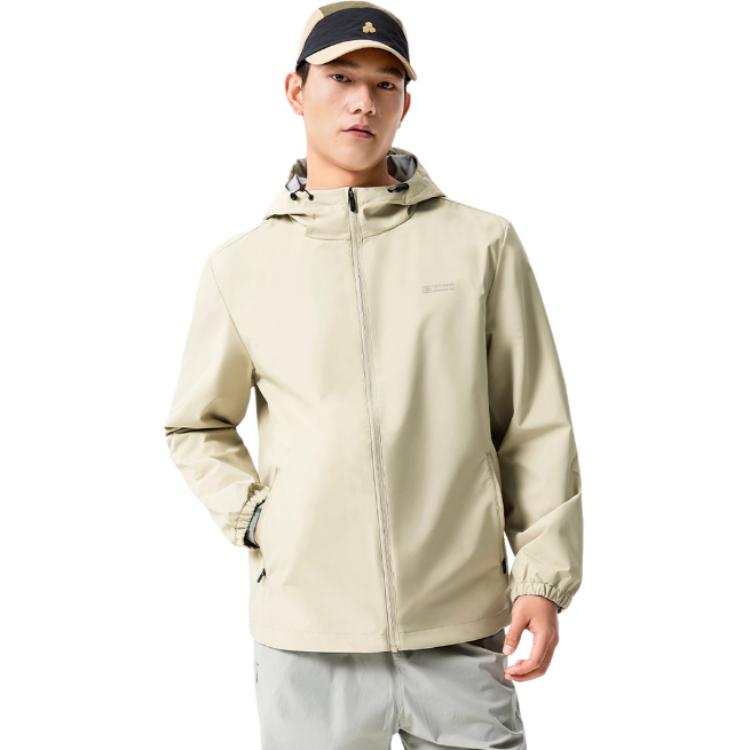 361° Jackets Men's Light Khaki Green Hooded Moderate Other