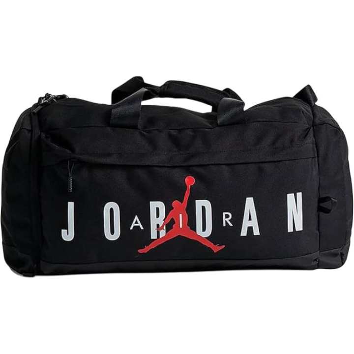 Jordan Jordan 60L Polyester One Shoulder Crossbody Travel Bag Unisex Black