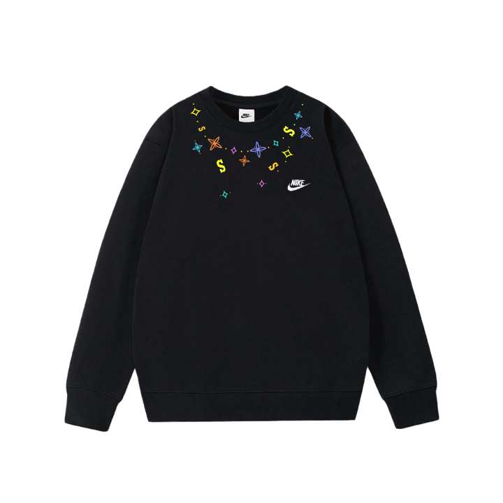 Nike Nike Sweatshirts Unisex Black Crew Neck Moderate Regular