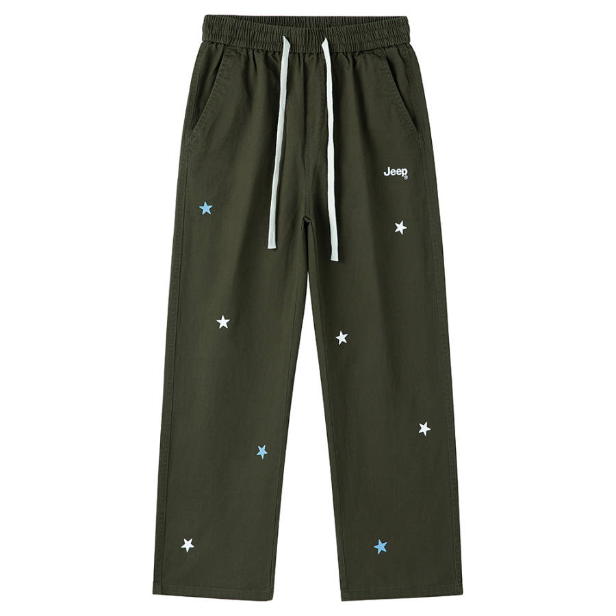 Jeep Casual Pants Unisex Moderate Straight Fit Pants