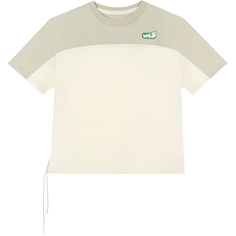 361° T Shirt Women's Laurel Leaf Gray Green/Sand Brown White
