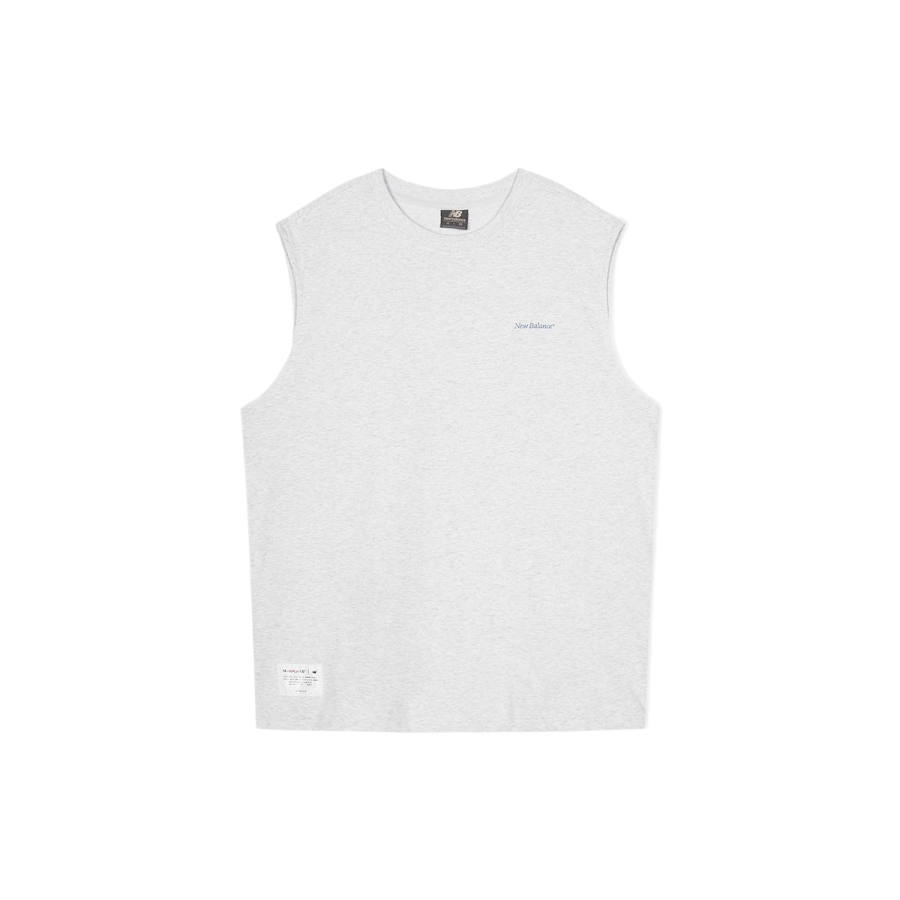 New Balance New Balance Tank Tops Unisex Light Gray Crew Neck Moderate Other
