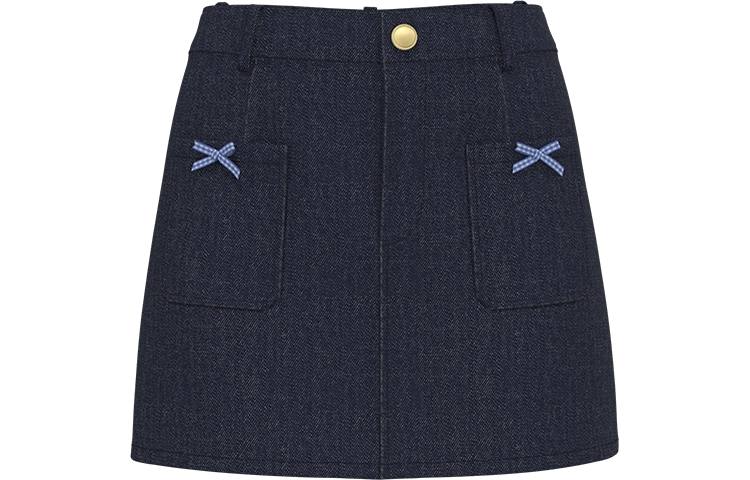 URBAN REVIVO Denim Short Skirts Women's