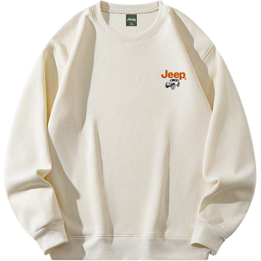 Jeep Sweatshirts Unisex Crew Neck Moderate
