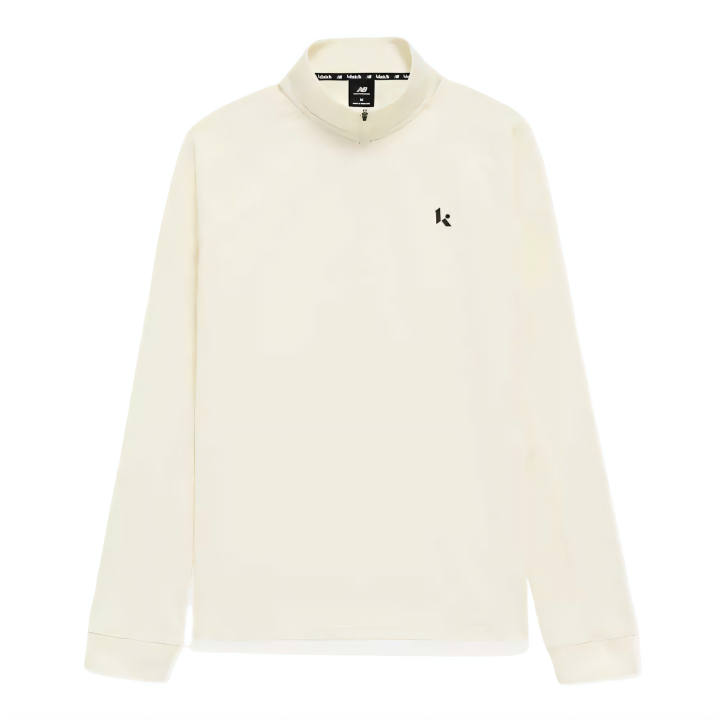 New Balance New Balance Klutch Shirts Men's Ecru Turtleneck Moderate