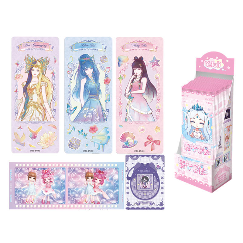 KAYOU Yeloli, Iridescent Collection Stickers, Dreamscape Echoes IP / Anime Cards 1 Box 20 Pack