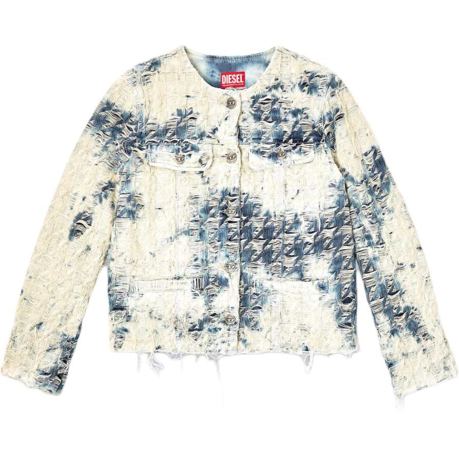DIESEL Diesel frayed jacket
