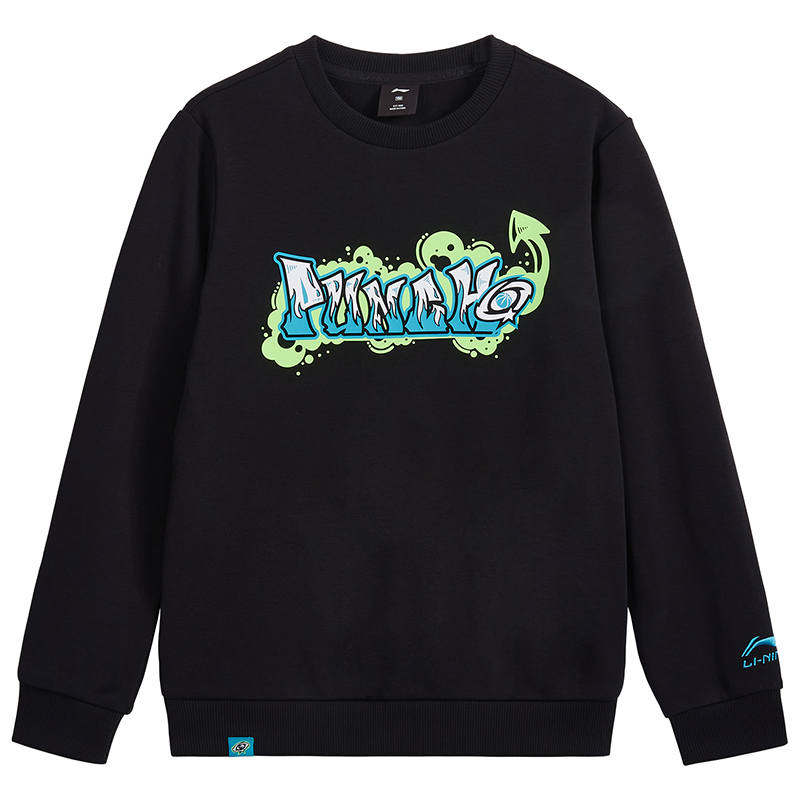Li-Ning Li Ning Sweatshirt Black Teenagers