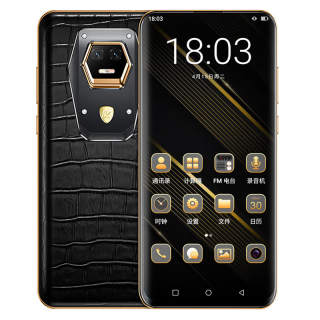 KUH V18LITE Luxury Genuine Leather Business Smart Cell Phone