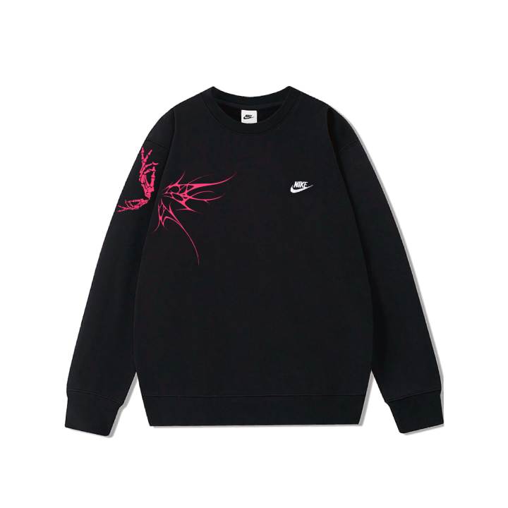 Nike Nike Sweatshirts Unisex Black Crew Neck Moderate Regular