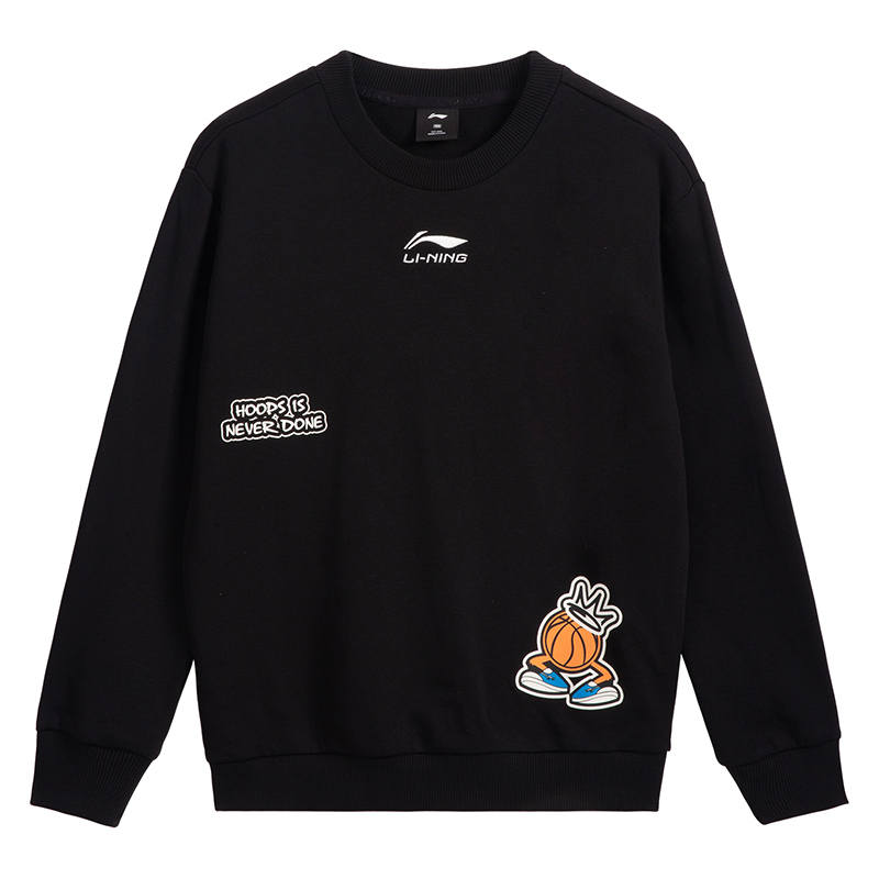 Li-Ning Li Ning Grade School Sweatshirts Crew Neck Moderate