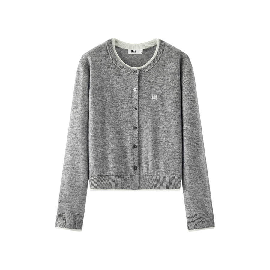 Semir Knitwear Women's Crew Neck Moderate