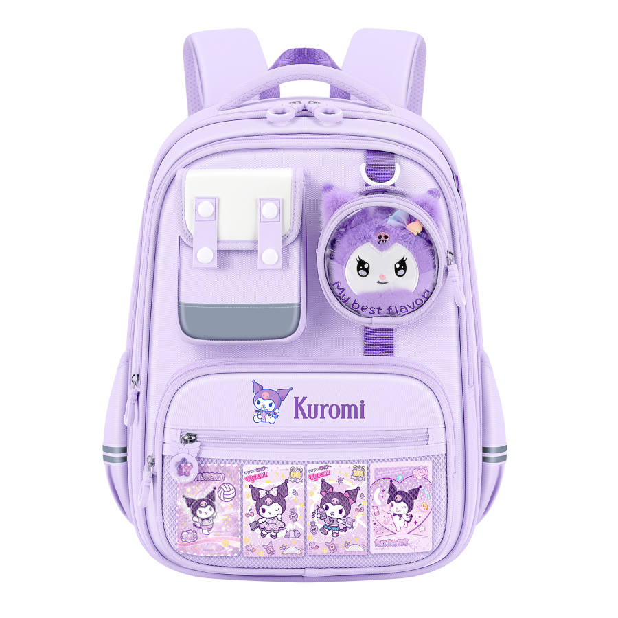 Sanrio Kuromi Polyester Student Bag Regular Women's Purple