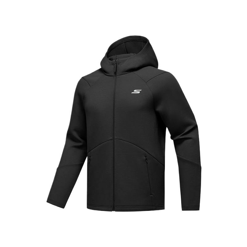 Skechers Jackets Men's Carbon Black 0018 Hooded Moderate Other