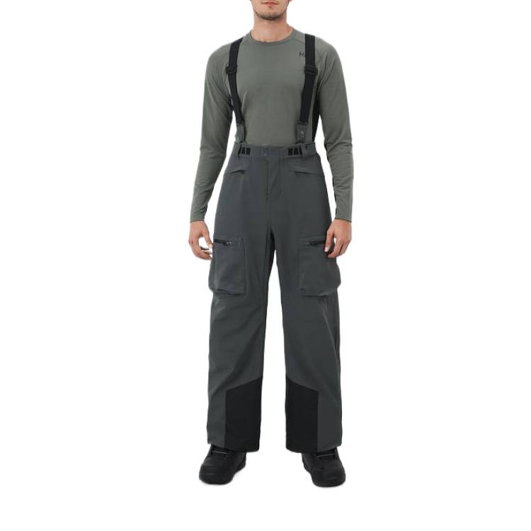 HELLY HANSEN HELLY HANSEN Ski Pants Men's Gray/CYBER LIME