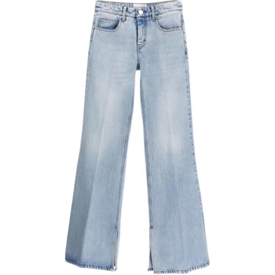 AMIPARIS Ami Paris Split Detail Flared Jeans
