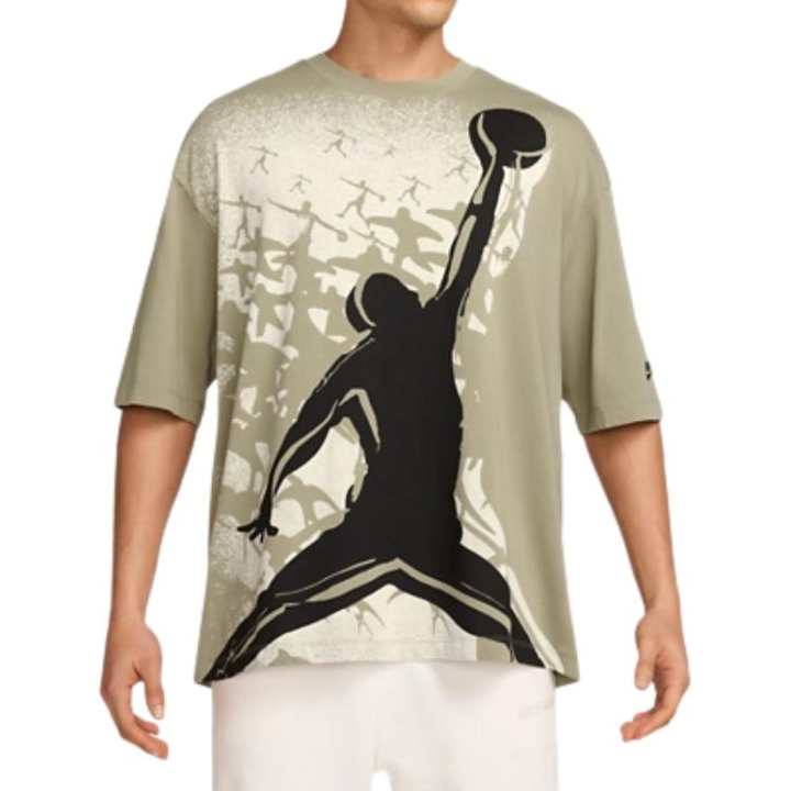 Jordan Jordan Apparel T Shirts Men's Khaki Crew Neck