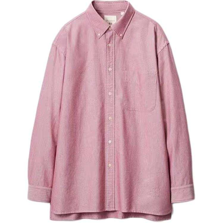 UNIQLO Shirts Men's Pink Moderate