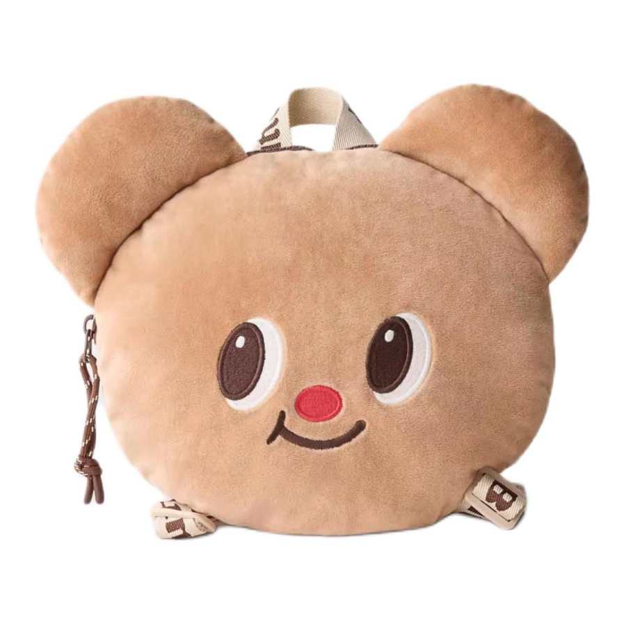 ZARA ZARA Butter Bear, Collaboration Polyester Backpack Women's Camel Brown