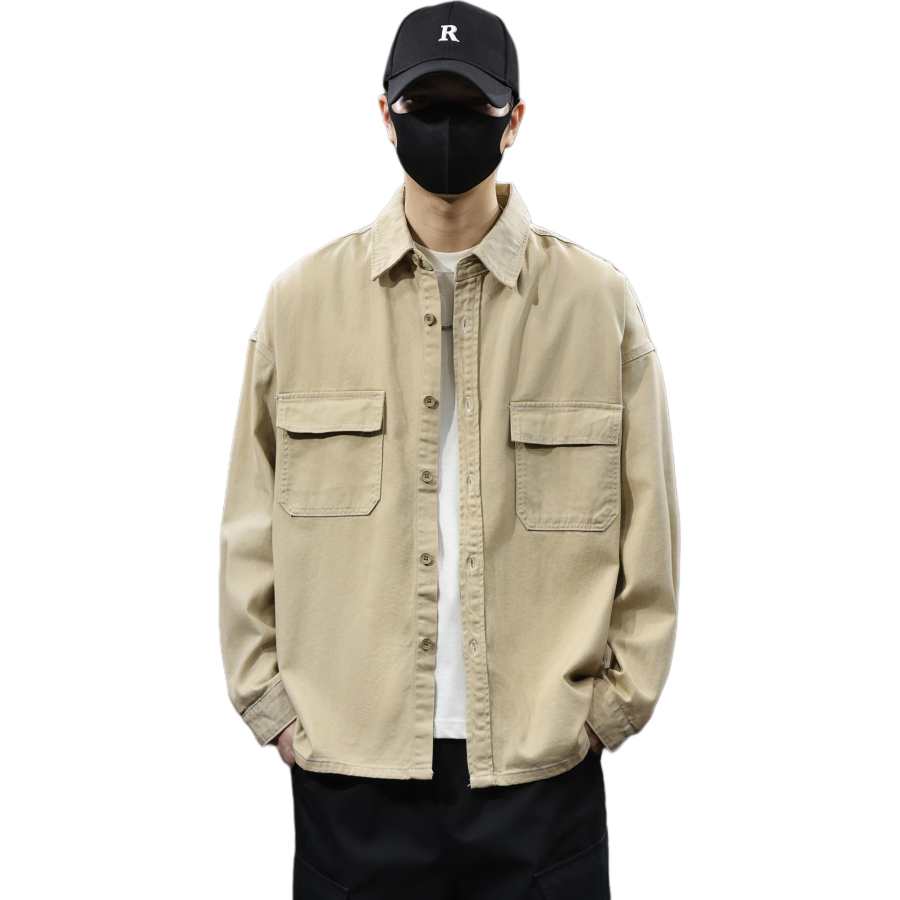 Tonlion Denim Jackets Unisex Lapel Moderate