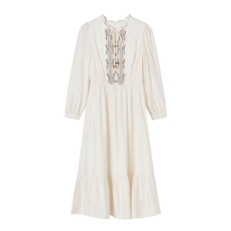 XIANGYING Long Sleeved Dress Women's
