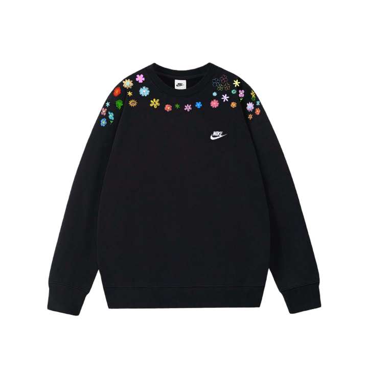Nike Nike Sweatshirts Unisex Black Crew Neck Moderate Regular