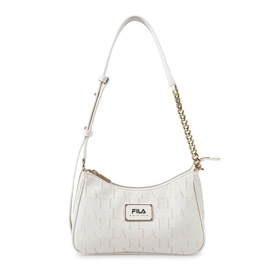 FILA Fabric Shoulder Bag Women's Cloud White
