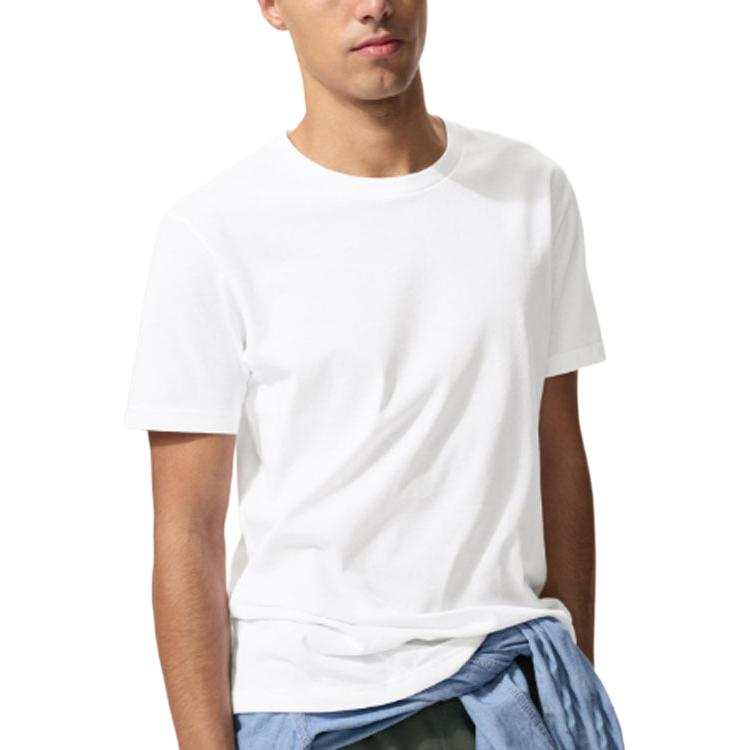UNIQLO T Shirts Unisex White Crew Neck